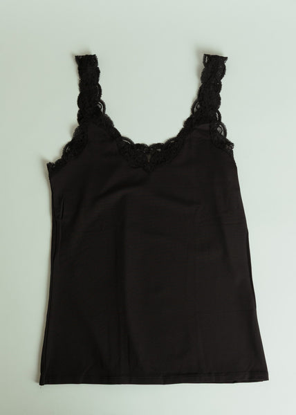 【限定値下げ・新品】andwang Cross lace tanktop 黒 Buy Friends Like These Black Lace Trim Asymmetric Cami from Next USA