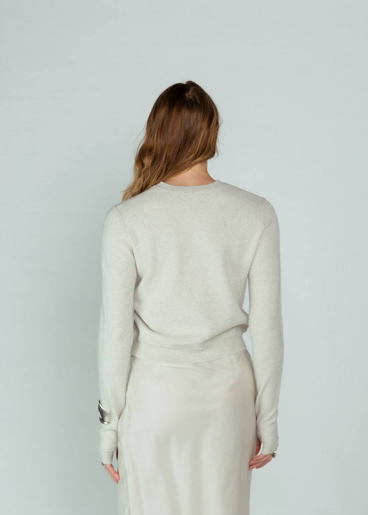 Brazeau Tricot Chiffon Mini Royal All Thumbs Cardigan