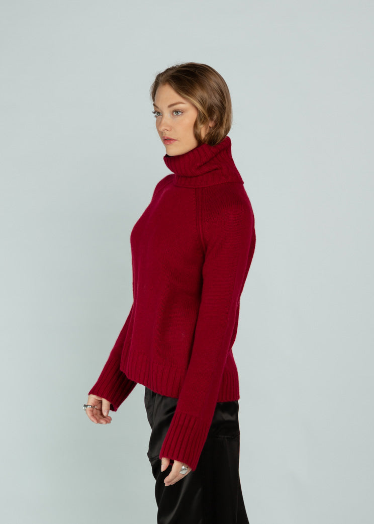 Brazeau Tricot Scarlette Chunky Turtleneck