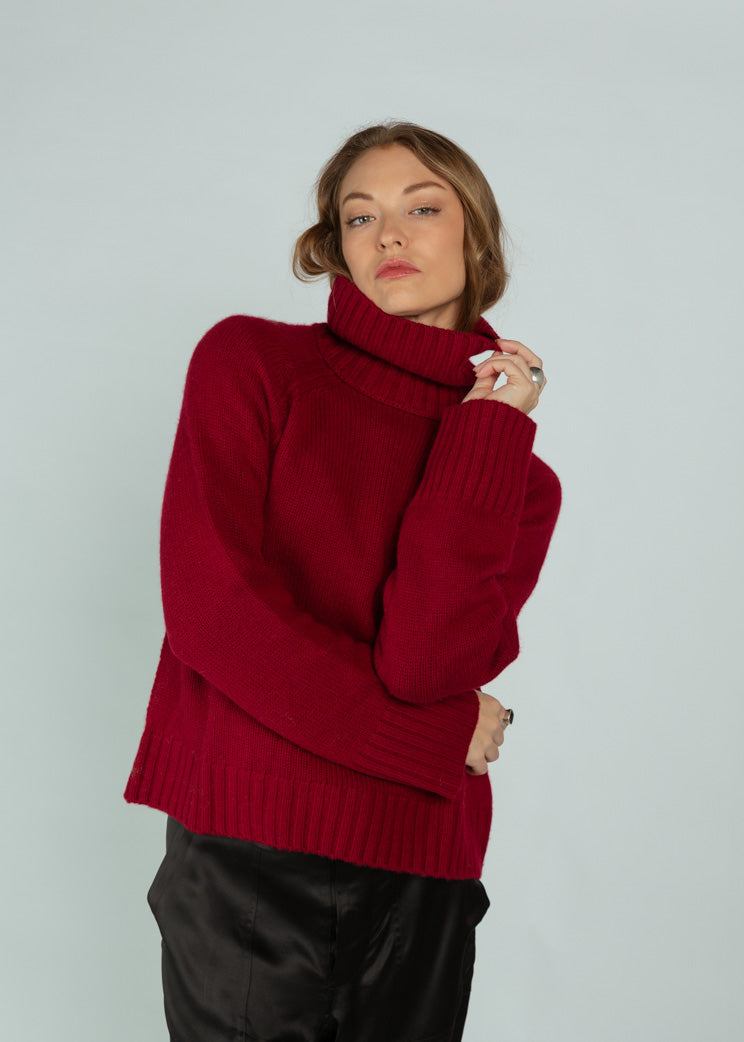 Brazeau Tricot Scarlette Chunky Turtleneck