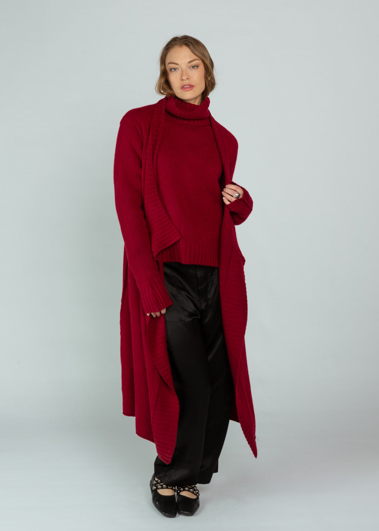 Brazeau Tricot Scarlette Royal Pub Cardigan