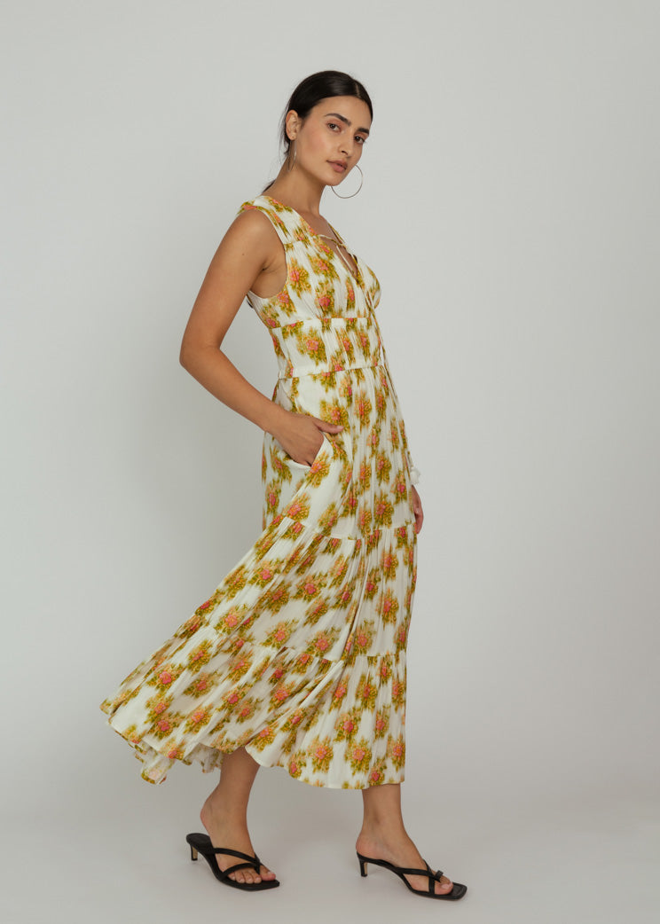 Hope for Flowers Tiered Peasant Maxi Dress at Baby & Company