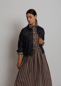 No. 6 Cambridge Brown Stripe Mel Skirt – Baby & Company