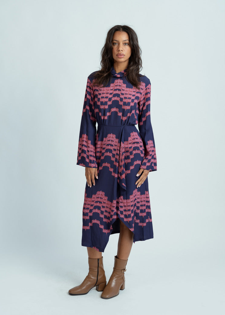 Odeeh Dahlia Geo Print Dress