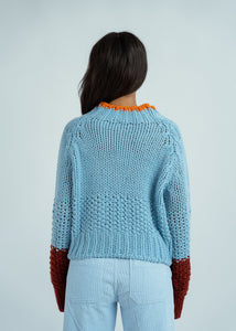 Dr. Bloom Blue Tamborito Sweater