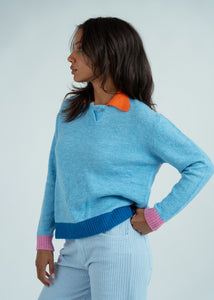 Dr. Bloom Sky Blue Danza Sweater