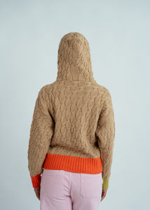 Dr. Bloom Camel Coreo Hoody Sweater