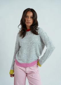 Dr. Bloom Gray Funky Jersey Sweater