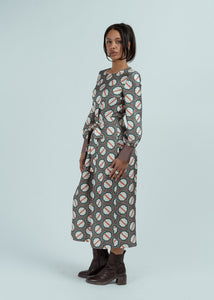 Odeeh Light Mauve Print Dress