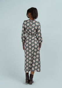 Odeeh Light Mauve Print Dress