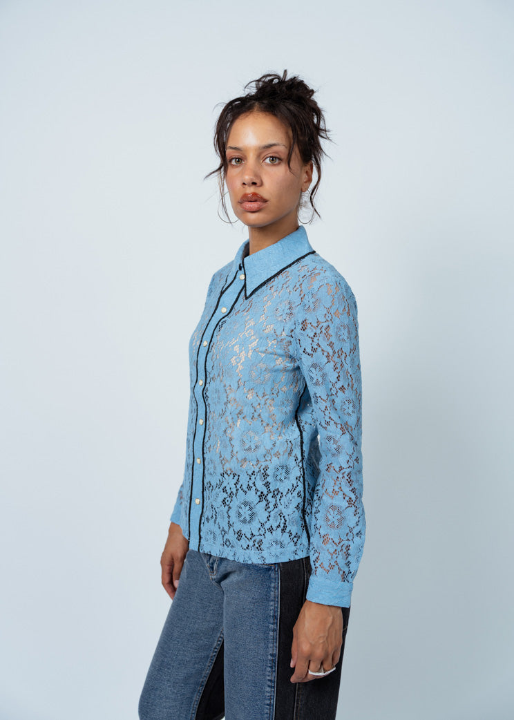 No. 6 Blue Anaise Top