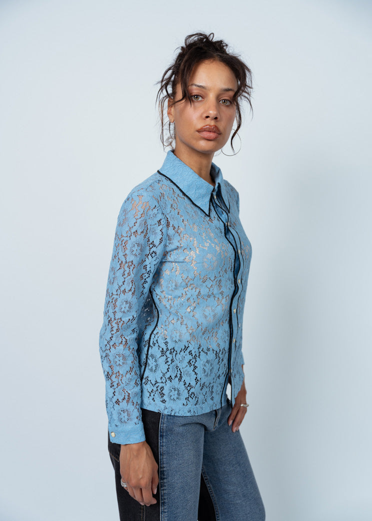 No. 6 Blue Anaise Top