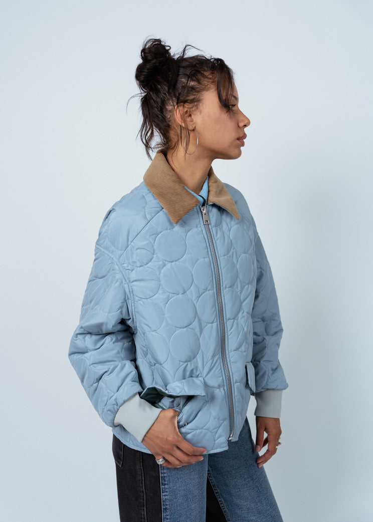 Tela Light Blue Bubble Jacket