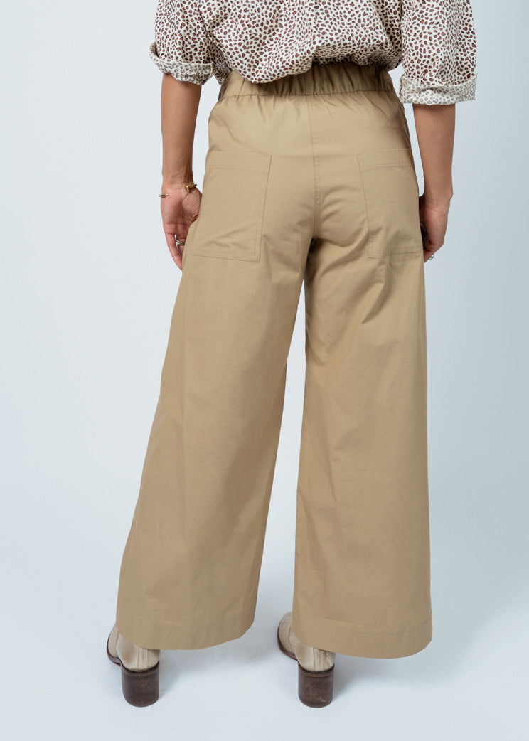 Aquarius Cocktail Khaki Connor Wide Leg Pant