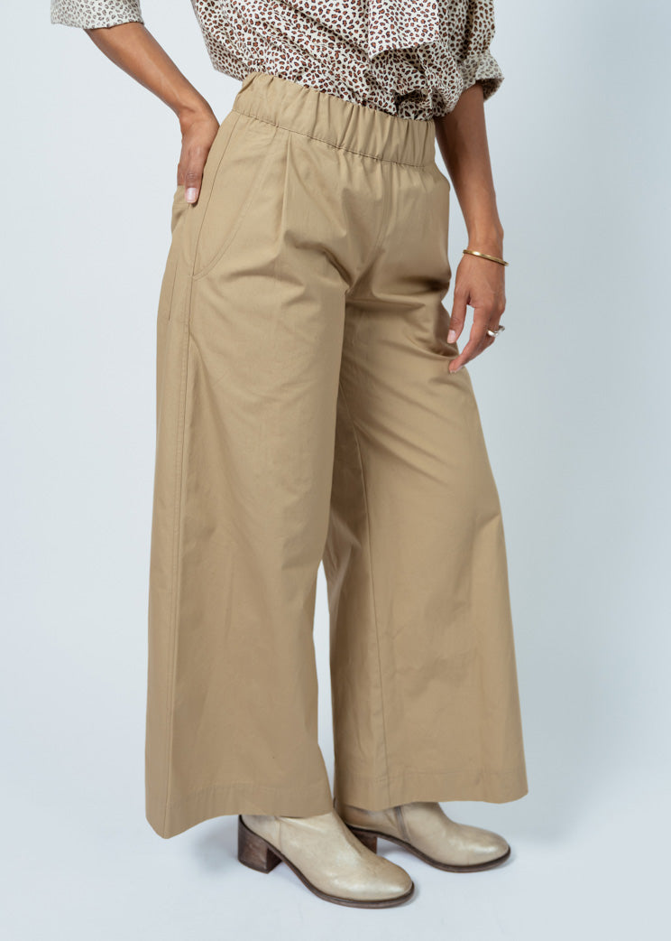 Aquarius Cocktail Khaki Connor Wide Leg Pant