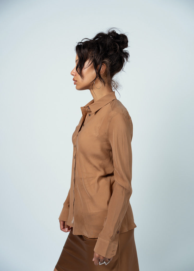 Brazeau Tricot Chestnut Lil Prince Blouse