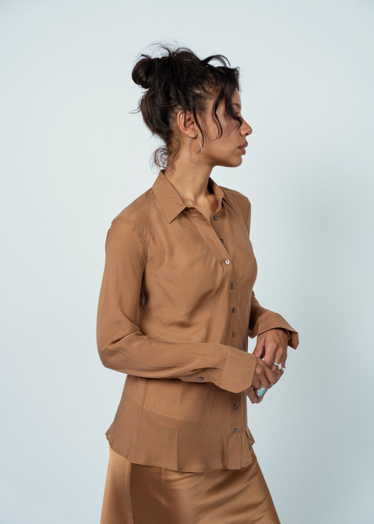 Brazeau Tricot Chestnut Lil Prince Blouse