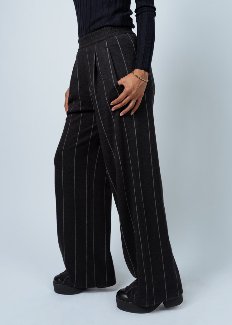 Odeeh Charcoal Wool Cotton Pant