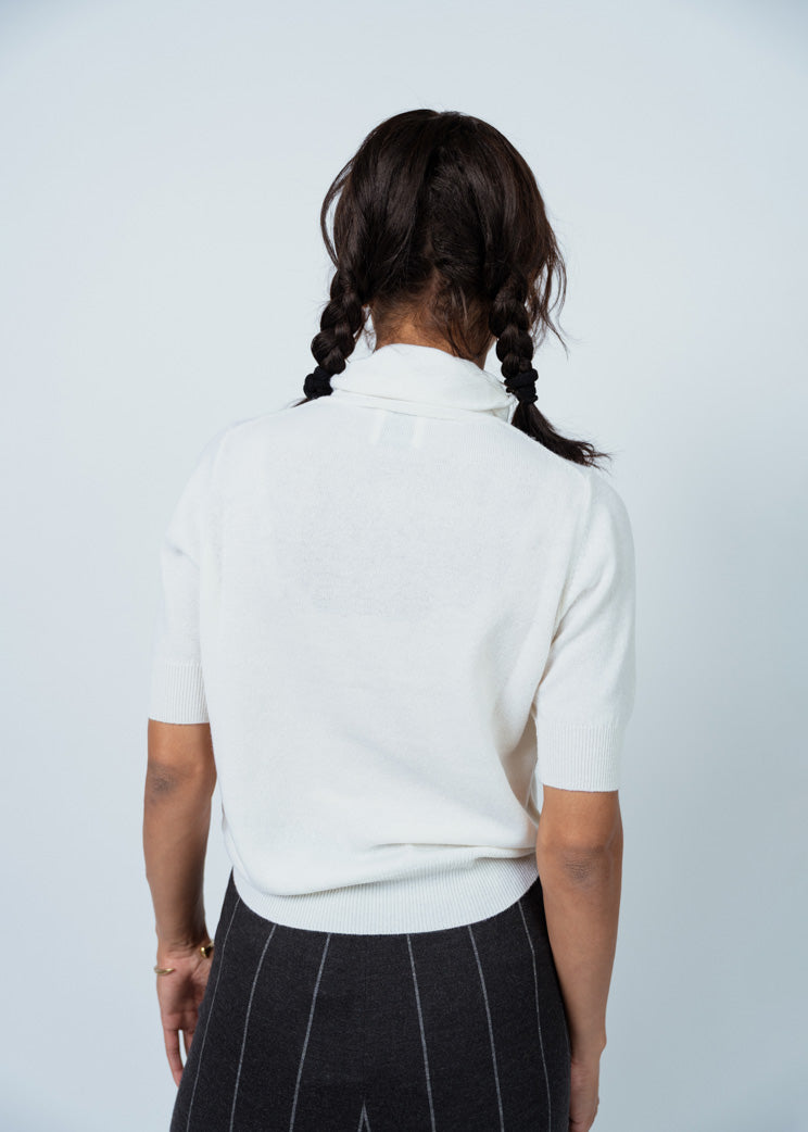 Allude Fleur De Sel Bow Sweater