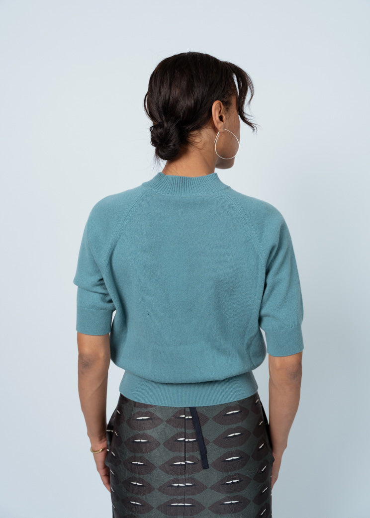 Odeeh Seablue Cashmere Sweater