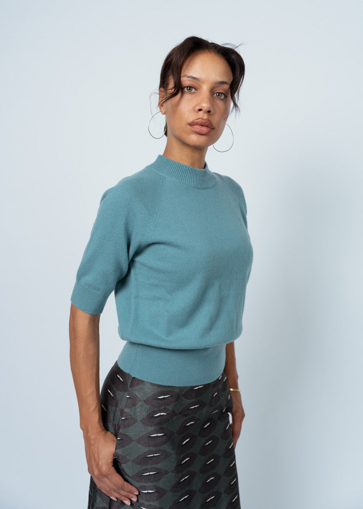 Odeeh Seablue Cashmere Sweater
