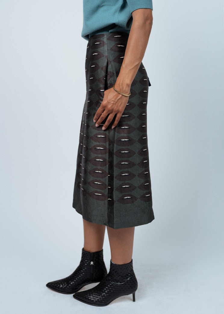 Odeeh Shadow Lips Skirt