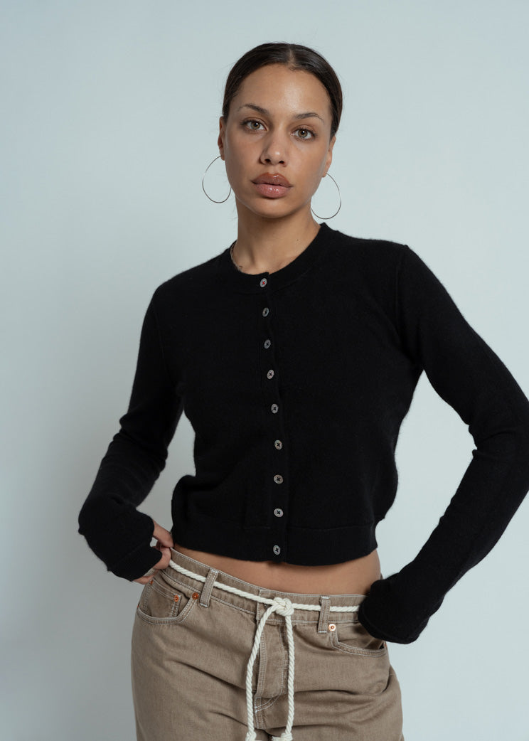 Brazeau Tricot Black Royal All Thumbs Cardigan – Baby & Company