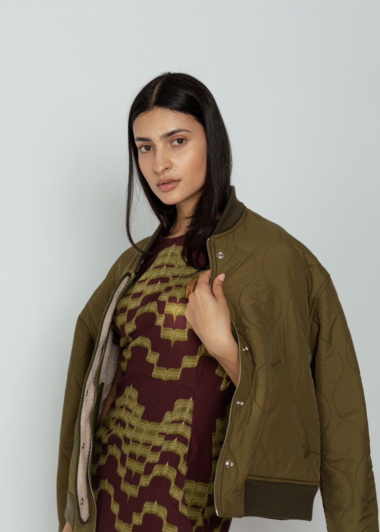 No. 6 Olive Landmark Jacket