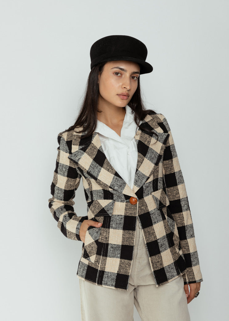 Smythe Check Cutaway  Blazer