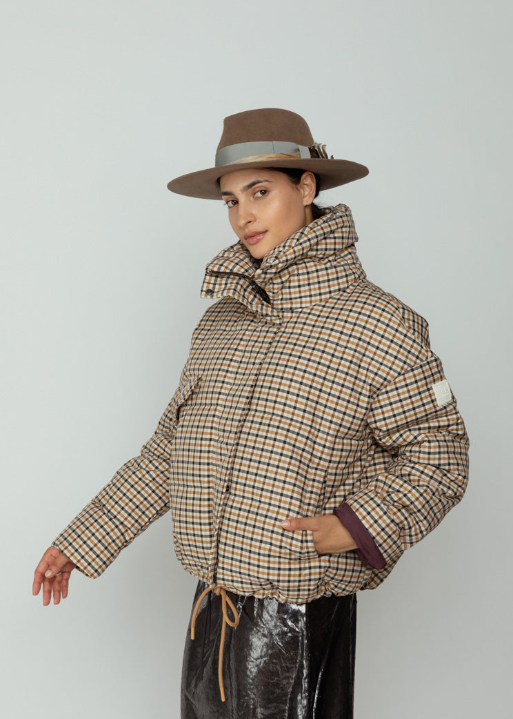 OOFWear Plaid Short Jacket