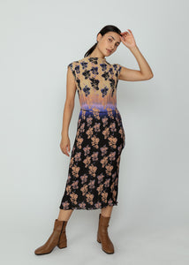 No. 6 Dip Dye Floral Julien Dress