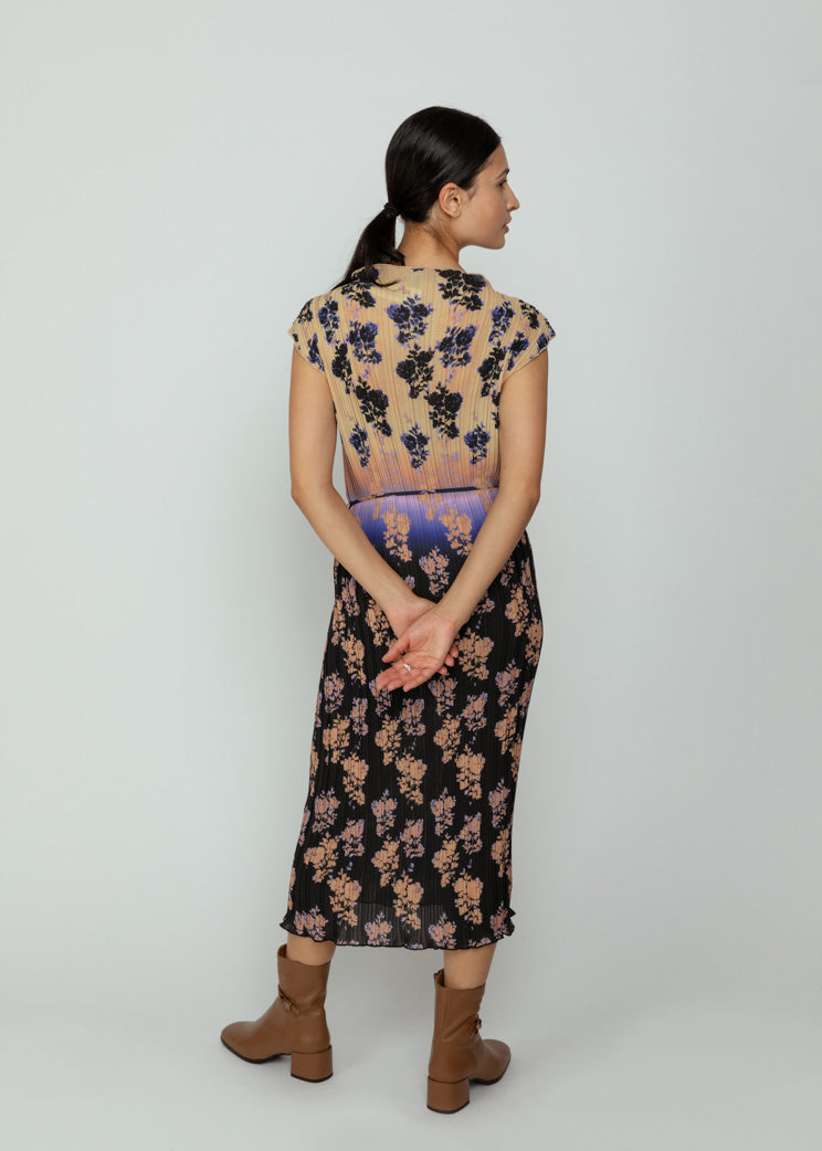 No. 6 Dip Dye Floral Julien Dress