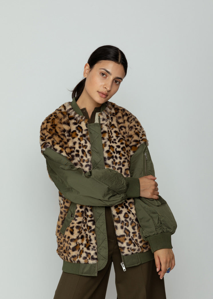 Bellerose Oversize Leopard Highway Jacket