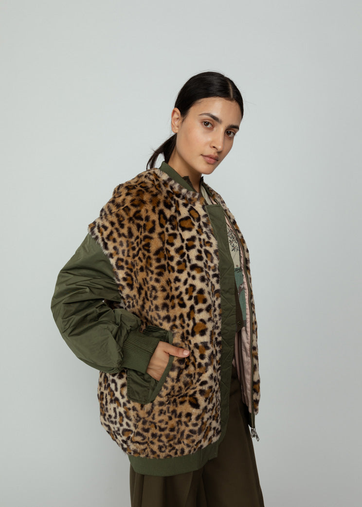 Bellerose Oversize Leopard Highway Jacket