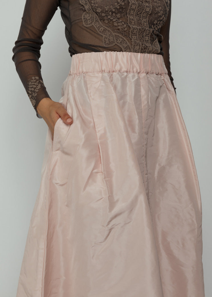 Aquarius Cocktail Blush Taffeta Le Skirt