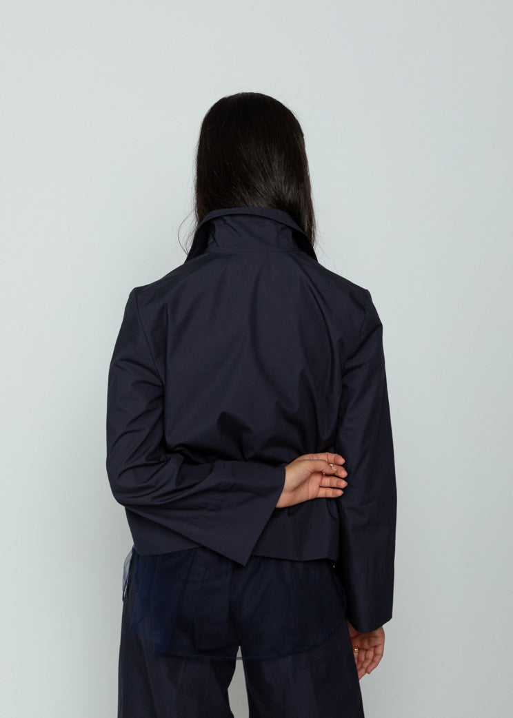 Aquarius Cocktail Navy Yes Sir Cropped Jacket