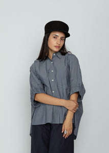 Aquarius Cocktail Chambray Le Shorty Shirt