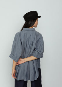 Aquarius Cocktail Chambray Le Shorty Shirt