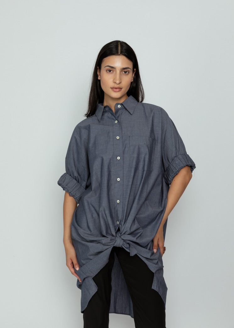 Aquarius Cocktail Chambray Le Shirt