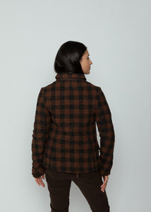 Hannoh Brown Check Vitalba Jacket