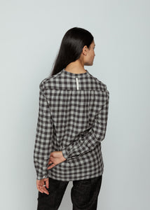 Hannoh Grey Check Cosma Shirt