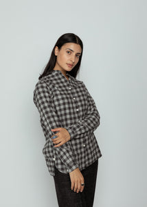 Hannoh Grey Check Cosma Shirt