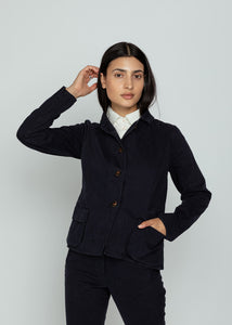 Hannoh Navy Vivian Jacket