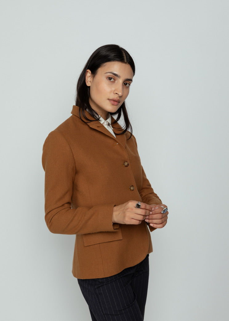 Mona Thalheimer Camel Marlene Blazer