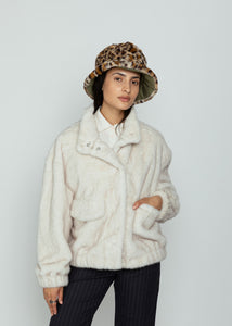 Bellerose Cream Faux Fur Enora Jacket