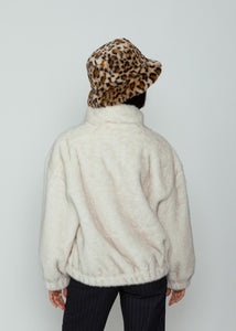 Bellerose Cream Faux Fur Enora Jacket