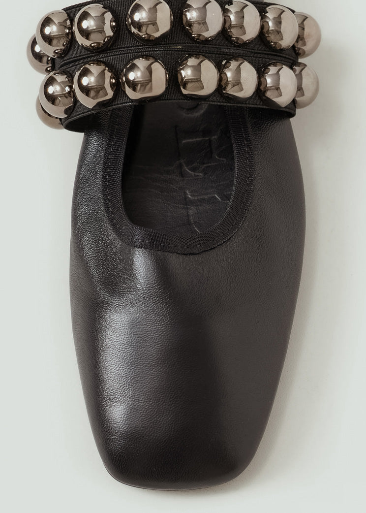 Closed Black Ballerina Flat