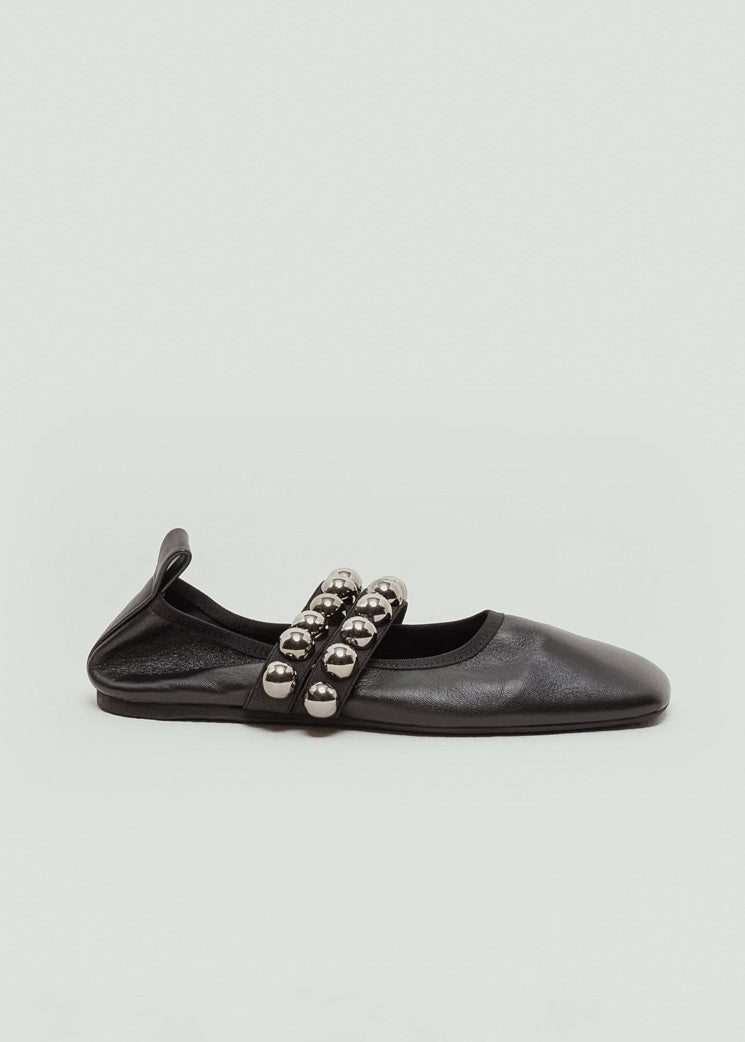 Closed Black Ballerina Flat