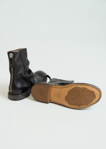 MOMA Black Minsk Leather Boot