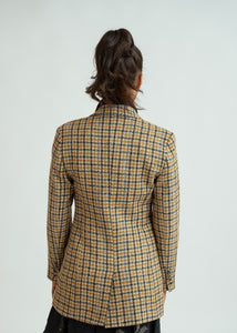 Smythe Houndstooth Boyfriend Blazer